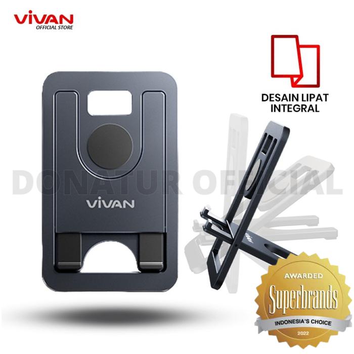 Gambar VIVAN VH04 Stand Phone Holder Smartphone Tablet Rotatable 90° Universal dari Donatur official store undefined Tokopedia