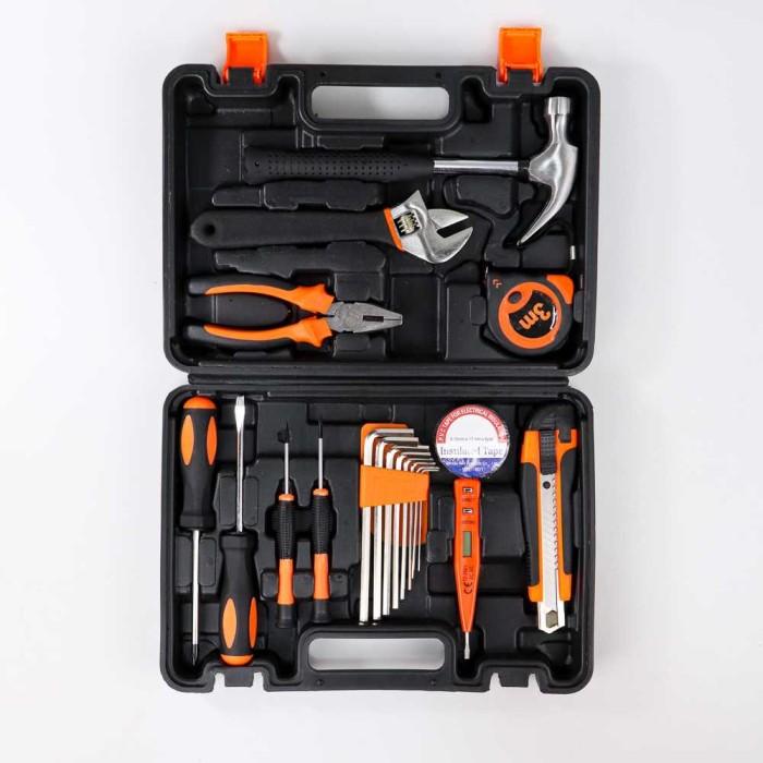 Gambar Kc570 Alat Set Perkakas Tang Obeng Box Storage 19 In 1 Tool Box Kotak dari Rekos87 undefined Tokopedia