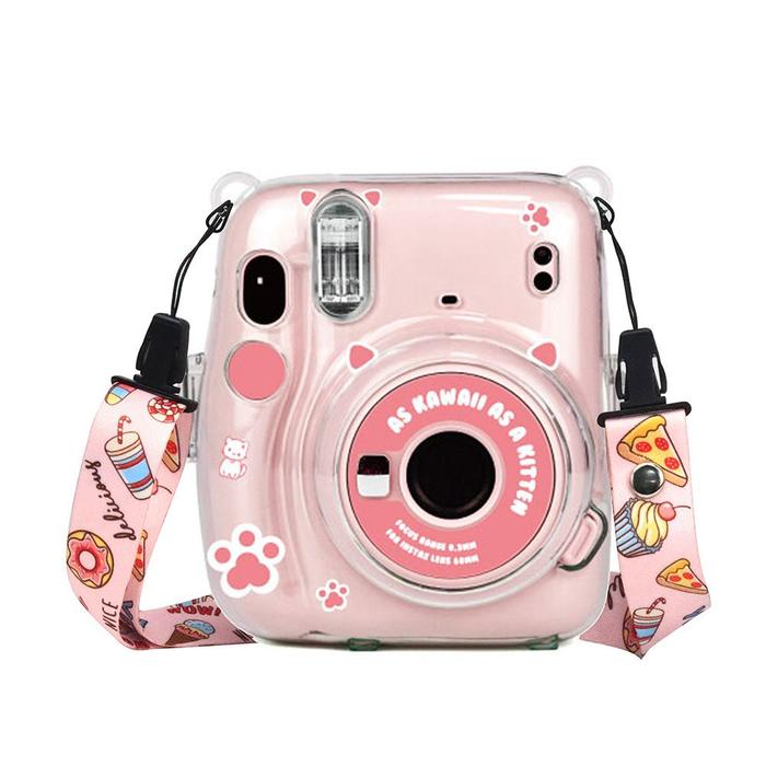 Gambar SC Transparent Crystal Camera Cover Photo Bag Storage Case Protectiv dari Sidwalk Chireen undefined Tokopedia