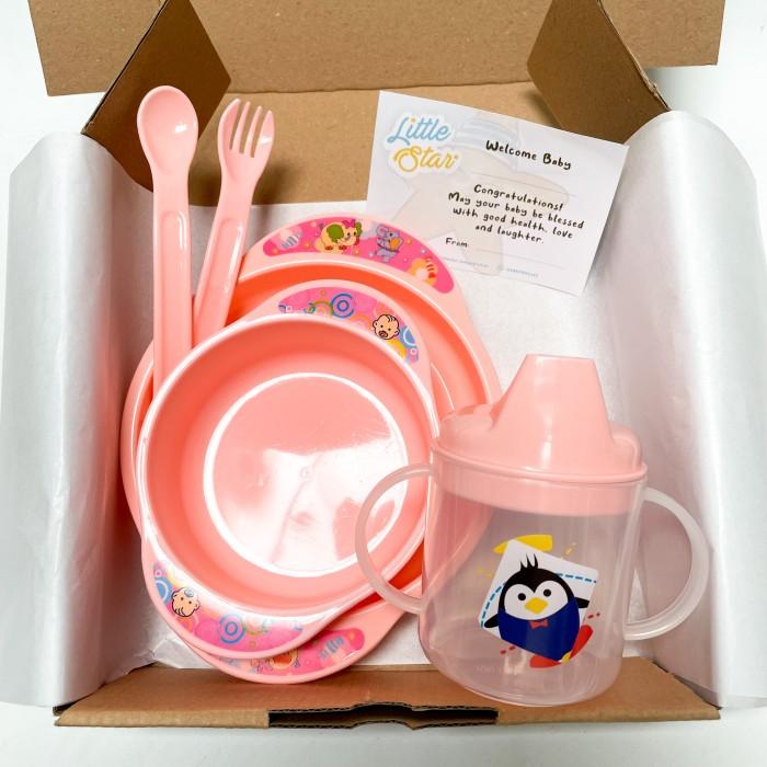 Gambar Paket Feeding Set Bayi Baru Lahir - Little Star Newborn Baby Hampers - Feeding Pink 4 dari Little Star Baby Gift Shop undefined Tokopedia