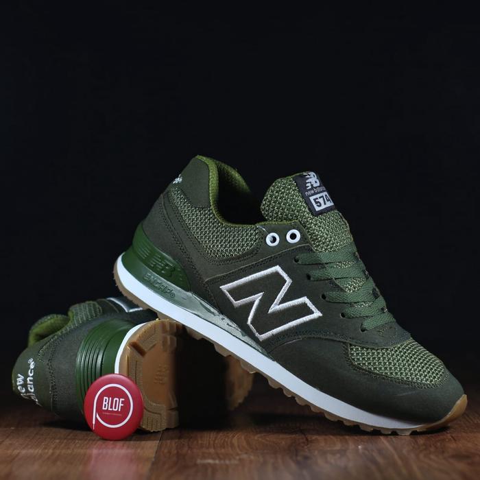 Jual SNEAKERS NEW BALANCE 574 ENCAP ARMY PUTIH UNISEX PREMIUM