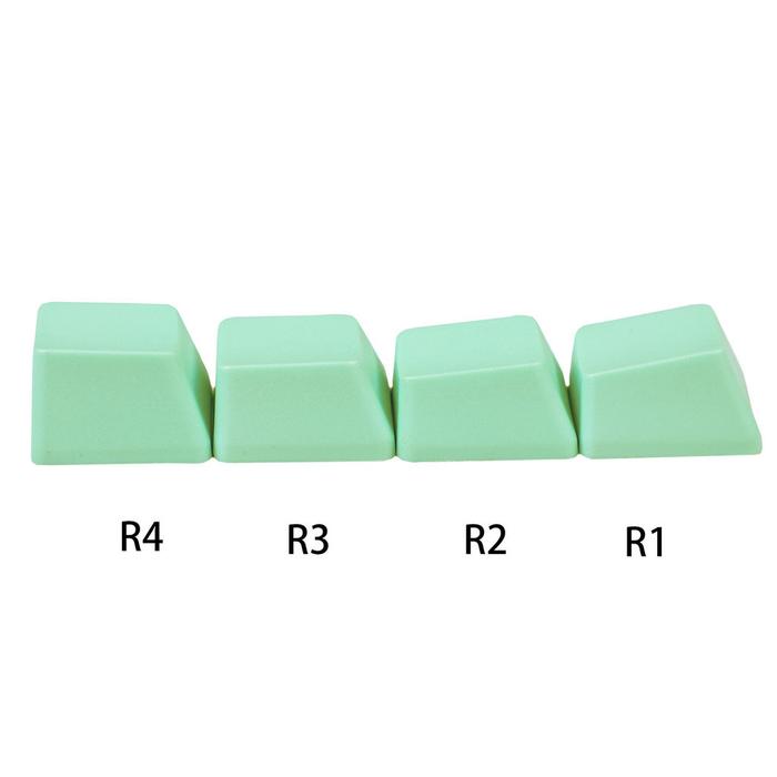 Gambar Keycaps PBT profil OEM R1 R2 R3 R4 polos matte tebal khusus mechanical keyboard switch cherry MX outemu kailh gateron - green, R3 dari Mattoys Land_NEW undefined Tokopedia