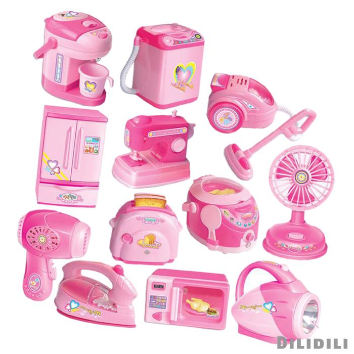 Gambar 12 Pieces Role Play Kitchen Appliances Playset Toy Kids Pretend dari ayamgoyeng146 undefined Tokopedia