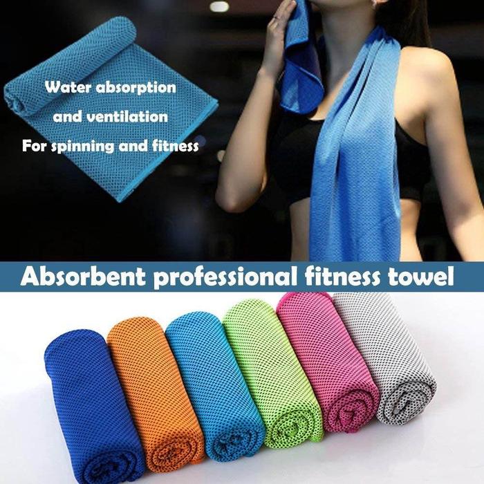 Gambar Terbaru RANDOM COLOUR Instant Cooling Towel 30100cm Quick Drying Sweat Absorbent Soft Breathable Microfiber Sports Gym Travel Outdoors dari LYCHNIS STORE undefined Tokopedia
