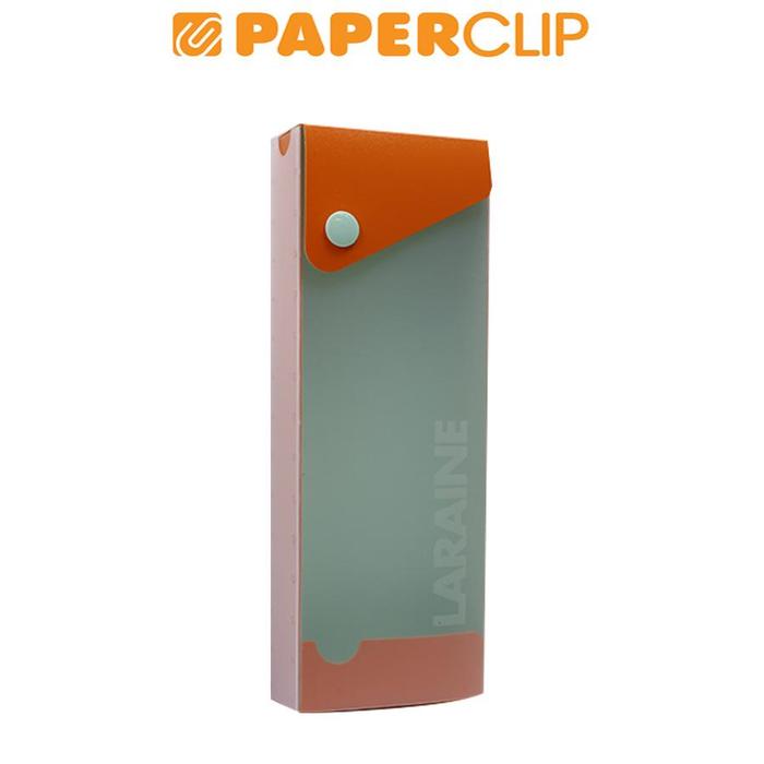 Gambar TEMPAT PENSIL / PEN CASE PLASTIK SWORLD LARAINE DC2197 - ORANGE dari Paperclip Indonesia undefined Tokopedia