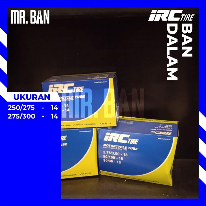 Gambar BAN DALAM IRC RING 14 BAN DALAM MOTOR MATIC 250 275 300 - 250/275 dari Mr. Ban undefined Tokopedia
