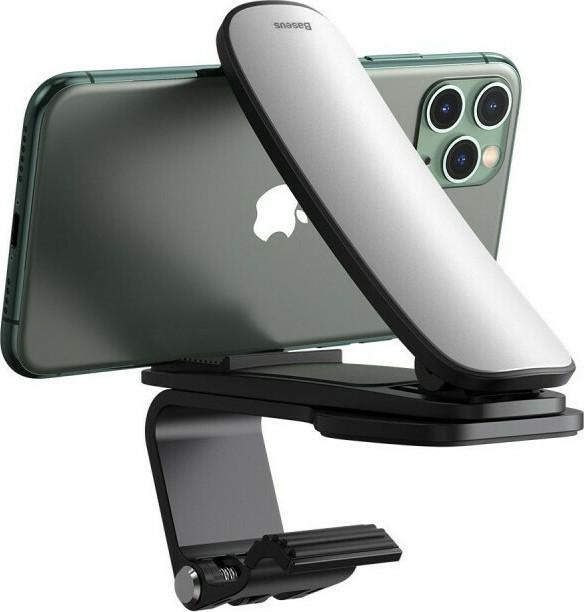 Gambar PREMIUM Baseus Car Holder Big Mouth Mobile Phone Car Mount Dashboard - Silver dari Audience Store Now undefined Tokopedia