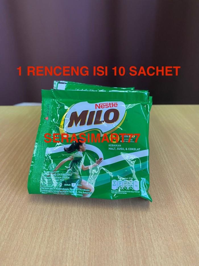 Gambar Nestle MILO Go Renceng ( Kemasan 10 Sachet @ 22 Gram ) dari Bubbleliciouss undefined Tokopedia