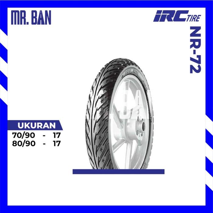 Gambar BAN LUAR MOTOR BEBEK RING 17 IRC NR-72 TUBETYPE 70/90 80/90 TT - 70/90 dari Mr. Ban undefined Tokopedia