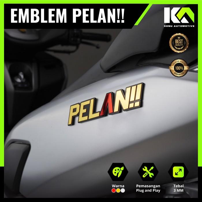 Gambar 1PCS EMBLEM PELAN LOGO TIMBUL 3D PELAN EMBLEM MOTOR STIKER MOTOR - 10CM, GOLD dari Konu automotive undefined Tokopedia