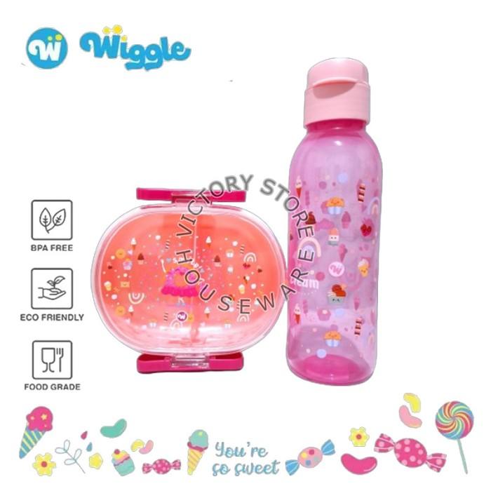 Gambar WIGGLE Lunch Box Set Pink Dessert Lunch Box Dan Botol Minum Anak Kreatif - 04202-SQ205 PD dari VictoryStore_Houseware undefined Tokopedia