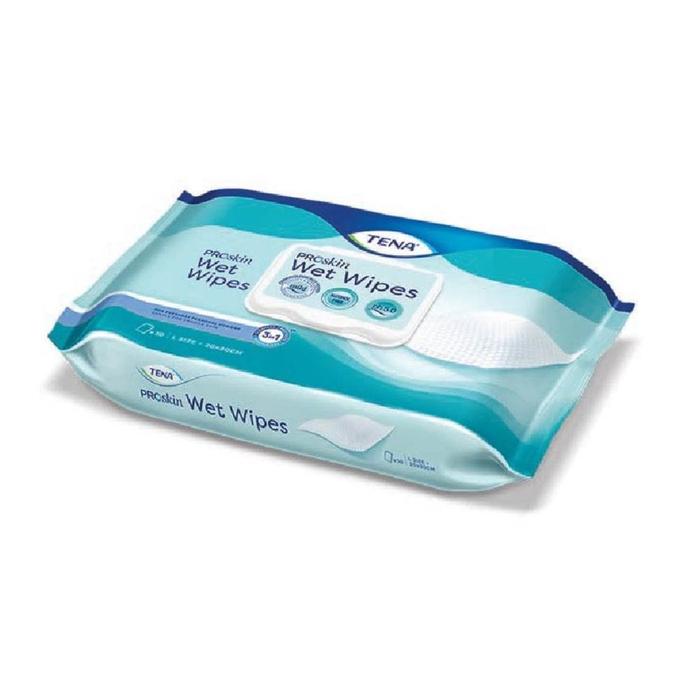 Gambar TENA Proskin 3-In-1 Wet Wipes 50S dari Alkutyashop undefined Tokopedia