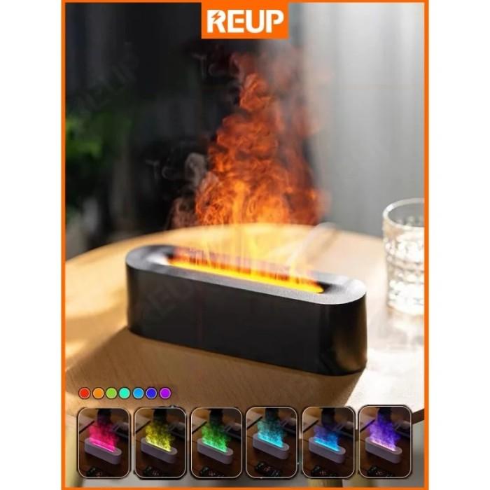 Gambar Colorful Flame Air Humidifier Essential Oils Humidifiers Mini dari Barese Market undefined Tokopedia