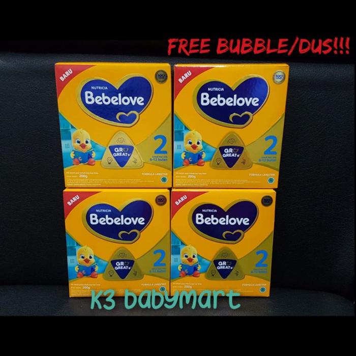 Gambar Bundling Bebelove 2 box (4x200gram) total 800gram susu formula bayi dari ghani toserba_ undefined Tokopedia