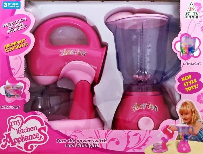 Gambar Mainan Anak Blender Dan Mixer Baterai Set My Kitchen Appliances 018-03 dari Mamasku Toys undefined Tokopedia