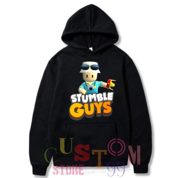 Gambar JAKET HOODIE ANAK STUMBLE GUYS TERBARU BAHAN TEBAL FREE NAMA - Hitam, M dari yourlifeshop undefined Tokopedia