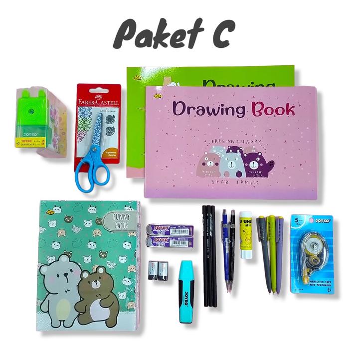 Gambar Set Alat Tulis Sekolah 12 in 1 Paket Bundling Alat Tulis Sekolah Set dari napapijri undefined Tokopedia