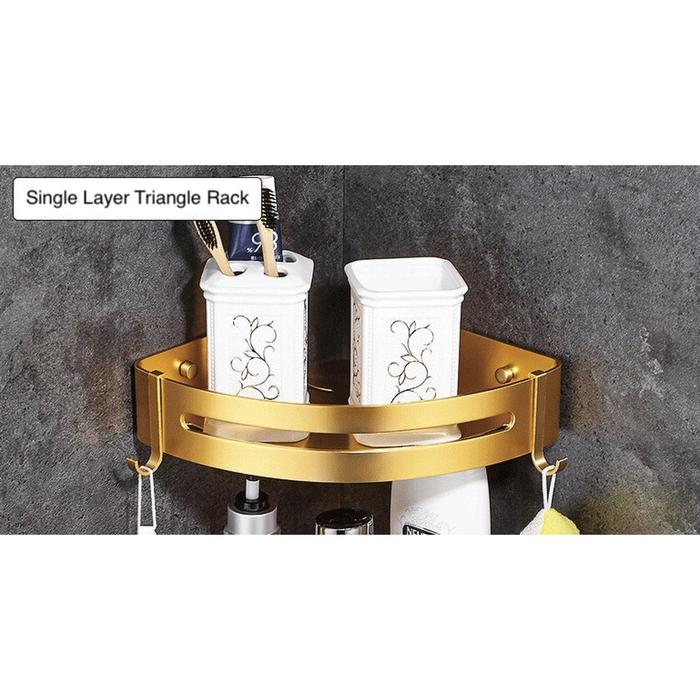 Gambar Bathroom Accessories Kitchen Rack Storage Organizer Bathroom Mirror To dari Geek Bazaar undefined Tokopedia