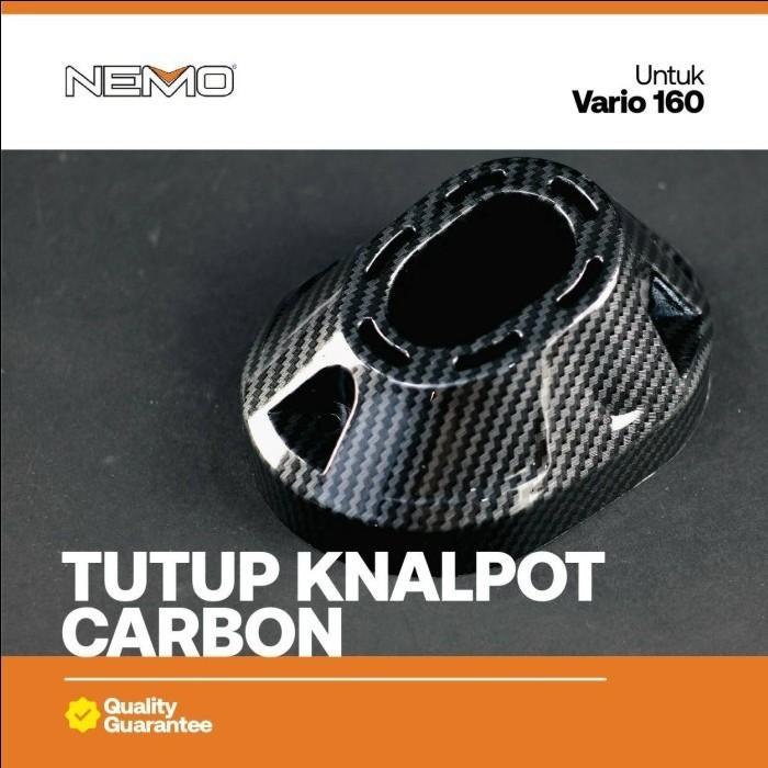 Gambar Cover Ujung Knalpot VARIO 160 Carbon Nemo | Tutup Corong Ujung Moncong Knalpot Honda All New VARIO 160 Karbon Nemo - MHR Carbon dari Jakarta Motorsport undefined Tokopedia