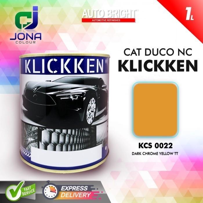 Gambar Cat Klickken Automotive Refinishes - Dark Chrome Yellow TT KCS 0022 - 35ml dari Jona Colour undefined Tokopedia