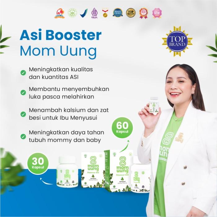 Gambar MOM UUNG Asi Booster Pelancar ASI 30 Kapsul & 60 Kapsul untuk Meningkatkan Produksi dan Kualitas ASI dengan Aman dan Alami - Booster 30 Kapsul dari CuddleMe Store ID undefined Tokopedia