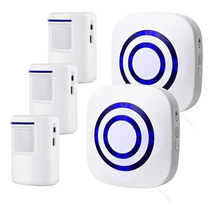 Gambar Motion Sensor Alarm ,Wireless Driveway Alarm Indoor Home Security dari Kutemari shop undefined Tokopedia