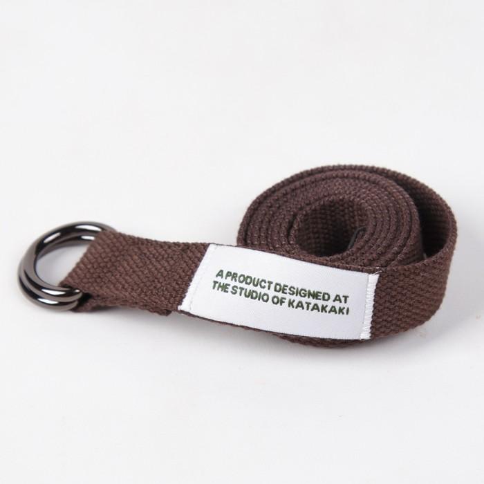Gambar Ikat Pinggang Pria Wanita Duble D Ring 25mm - Brown - Brown dari katakaki undefined Tokopedia