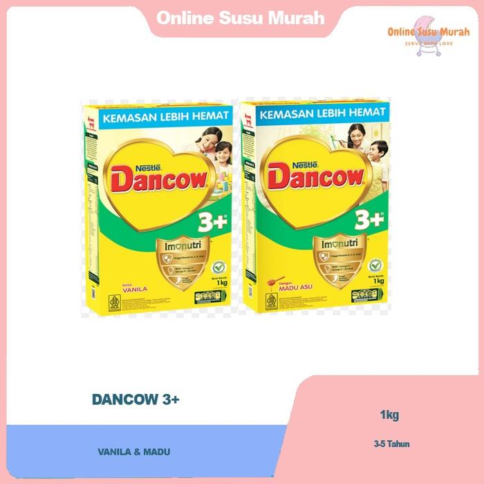 Gambar Berkualitas DANCOW 3+ VANILA MADU 1000GR TAHAP 3 UNTUK 3 TAHUN KE ATAS dari toko lia id undefined Tokopedia