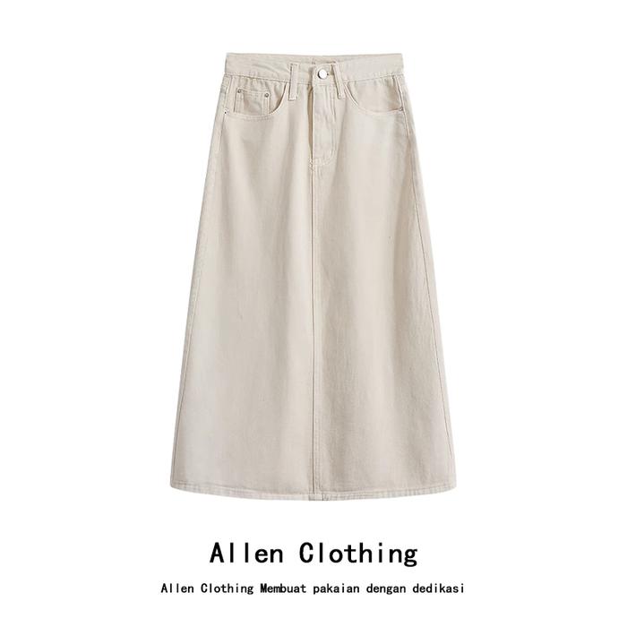 Gambar Allen Clothing Rok Panjang Sedang A-line Longgar Wanita Terbaru Rok De - APRICOT 9985, S dari JTG Fahion undefined Tokopedia