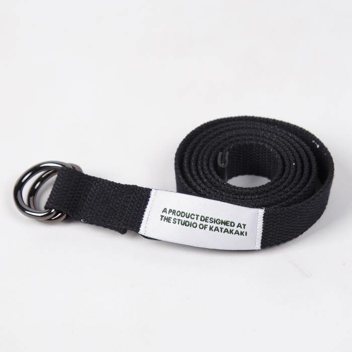 Gambar Katakaki Ikat Pinggang Pria Wanita Duble D Ring 25mm - Black - Black dari katakaki undefined Tokopedia