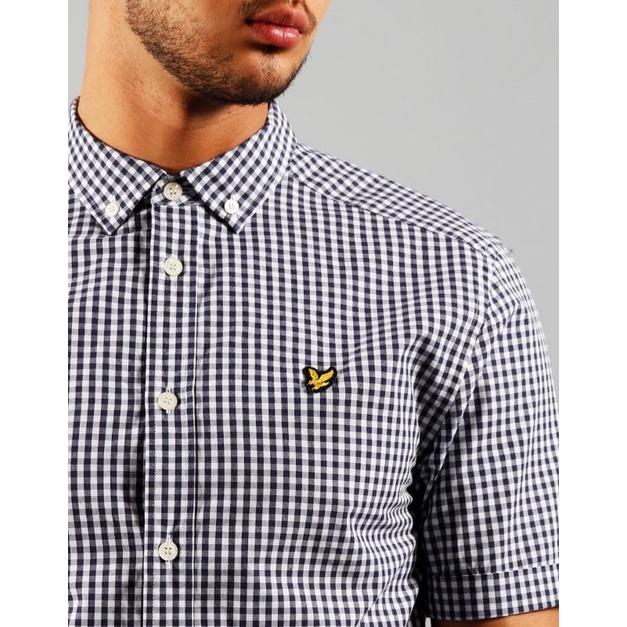 Gambar [Best Quality] Kemeja Lyle And Scott Gingham Shirt Navy Original - XS dari Jasper Mini Store ID undefined Tokopedia