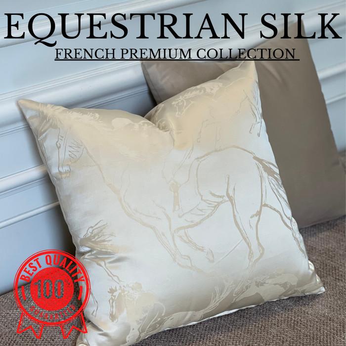 Gambar TERBAIK! EQUESTRIAN SILK CUSHIONS PREMIUM FRENCH COLLECTION dari gzgdio m undefined Tokopedia