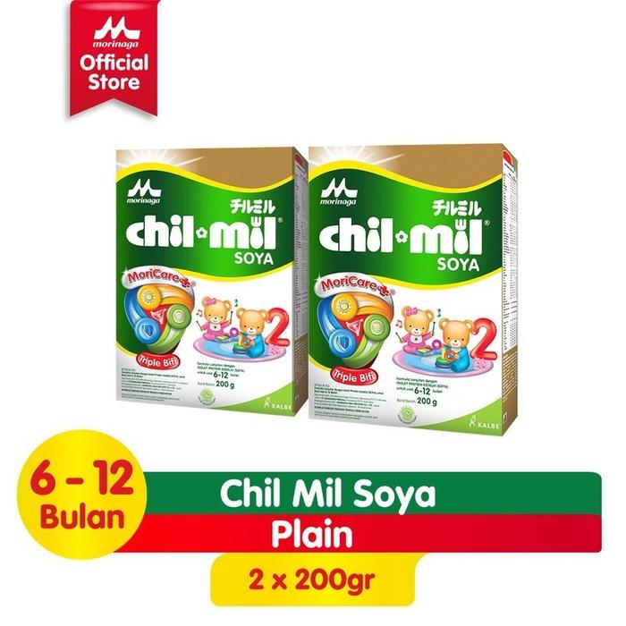 Gambar Berkualitas Paket 2pcs Chil Mil Soya 200 g Susu Formula Bayi 6-12 dari toko lia id undefined Tokopedia