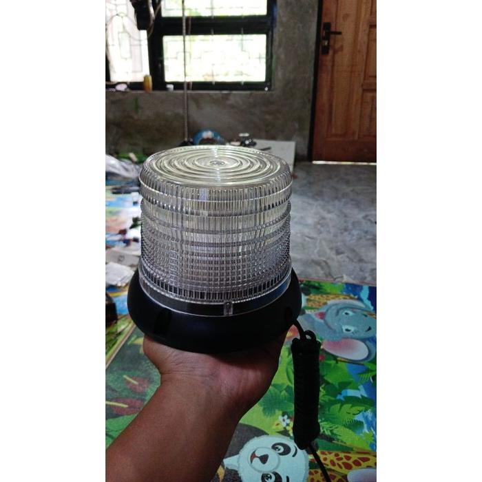 Gambar LAMPU ROTARY TOPLES BESAR MENGGUNAKAN 8 LED HPL NYALA LEBIH TERANG LAMPU RAKITAN - 24 v, Putih dari KAPA LED VARIASI undefined Tokopedia