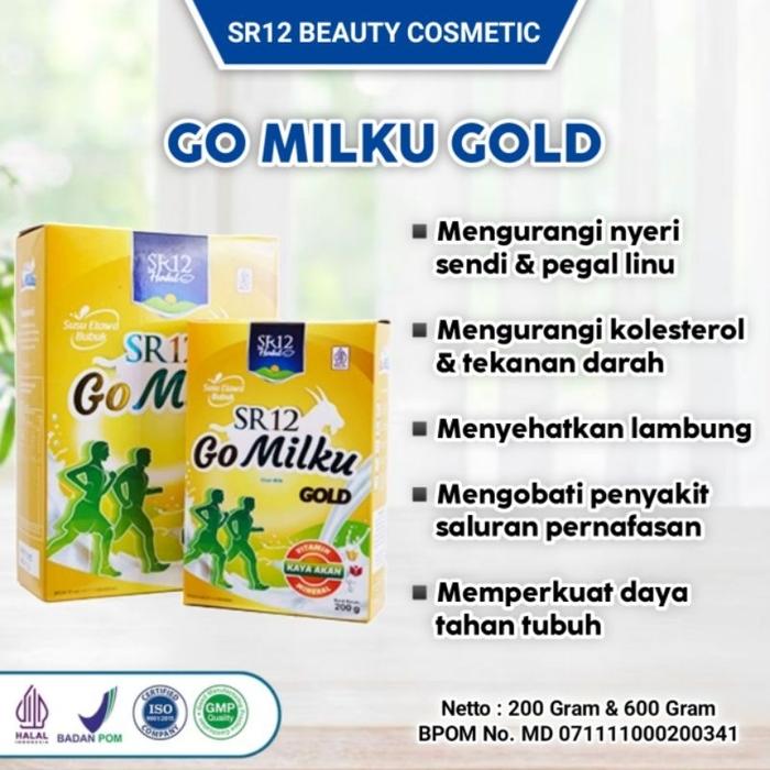 Gambar Original GO MILKU GOLD SR12 SUSU KAMBING ETAWA ASLI BPOM HALAL ATASI - 200 gram dari septianioka16 undefined Tokopedia