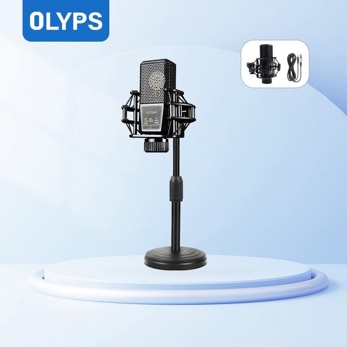 Gambar Olyps Microphone Condenser Live Karaoke Recording Equipment Portable - US29-Black dari kriket gass undefined Tokopedia