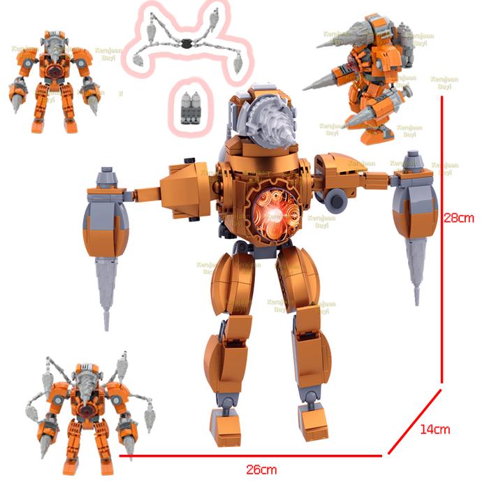 Gambar Moc Skibidi Toilet Titan King Monitor Model Building Blocks Mainan  Bl - Titan power dri dari game storexx undefined Tokopedia