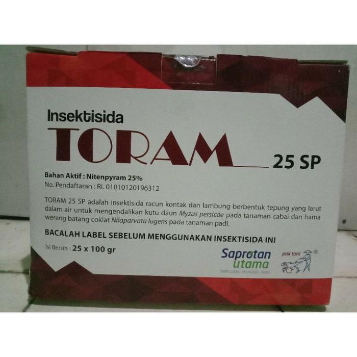 Jual insektisida toram (nitenpiram) 100gram kyjhrj 8130ch