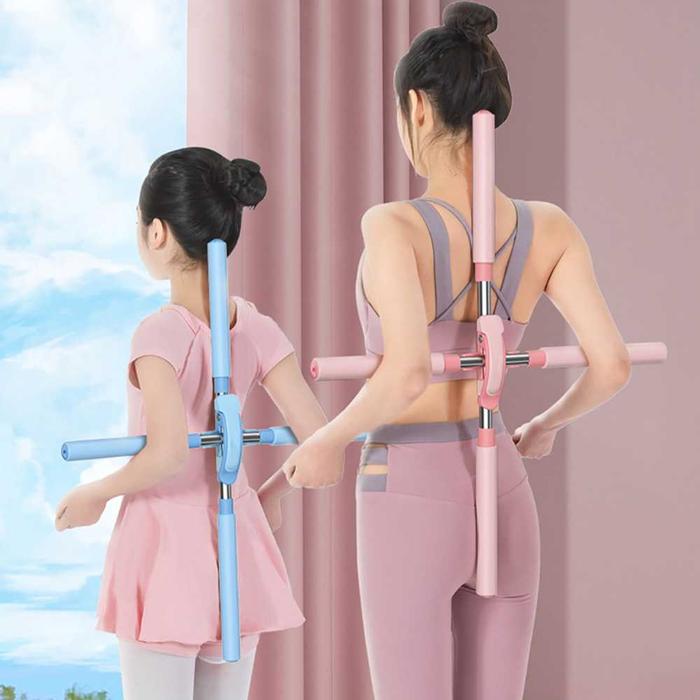 Gambar Tongkat Koreksi Postur Punggung Cross Yoga Body Sticks - Pink dari Salam Olahraga Outlet undefined Tokopedia
