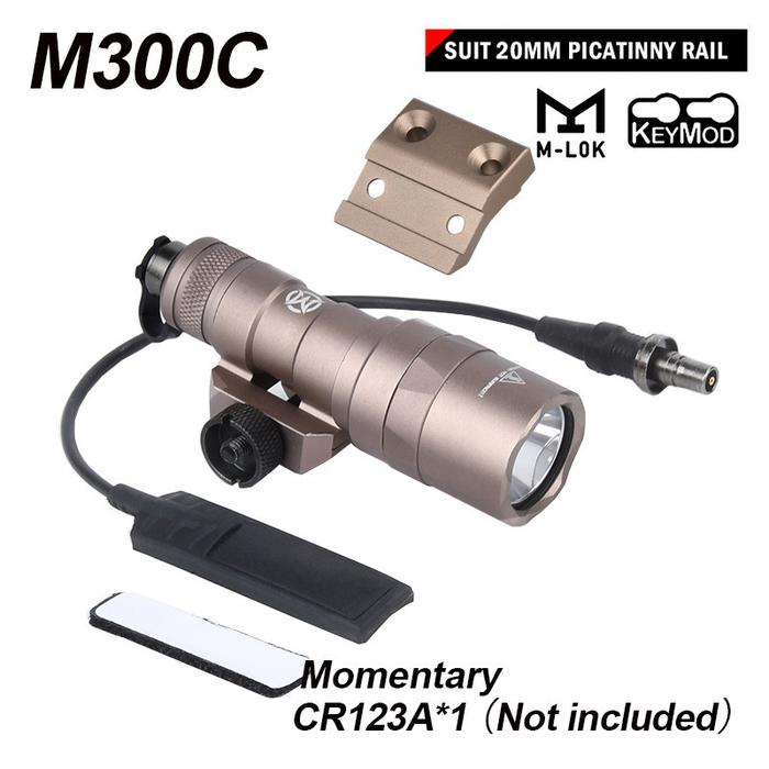 Gambar WADSN M600U M300C Senter Taktis M-lok Keymod Rel Offset - DE M300C Set 4 dari Betcity undefined Tokopedia