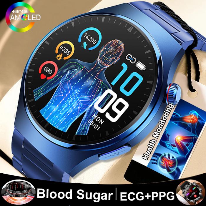 Nw For Huawei Xiaomi Health Monitor Smart Watch Men Heart Rate Ecgp