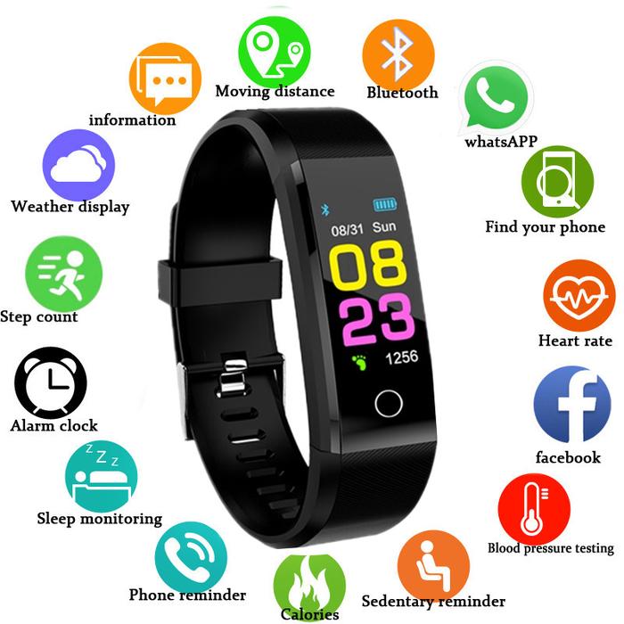 Smartwatch Id115 Ersatzarmband Id115 Smart Armband Fitness Tracker
