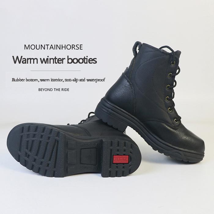Gambar Equestrian Winter Booties Thickened Wool Insole Rubber dari marshbear undefined Tokopedia