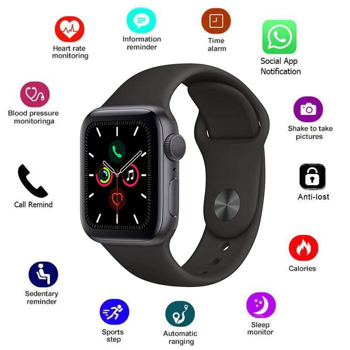 Lk Apple Watch Series Smartwatch For Men Women Gps Waterproof 40mm
