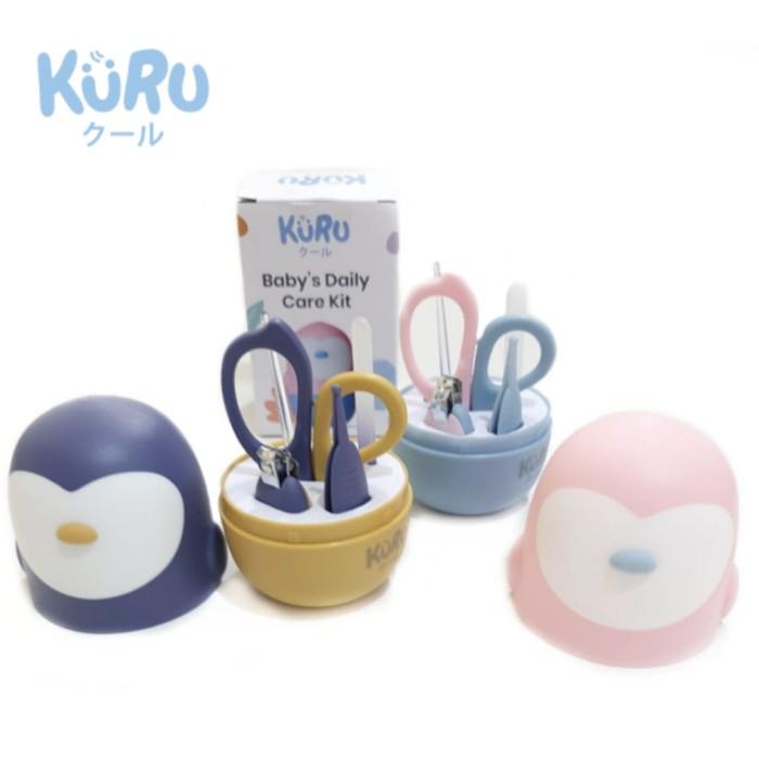 Gambar NEW PRODUCT KURU BABY NAIL CARE MANICURE SET 5IN1 - PERAWATAN GUNTING - blue dari Babystore. undefined Tokopedia