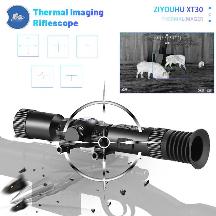 Gambar 384x288 30mm Lens Multiple Pesudo Color Heat Crosshair Aiming 1800m Detection Range XT30 New Hunting Thermal Imaging Scope Sight dari Aurora Mysthic undefined Tokopedia
