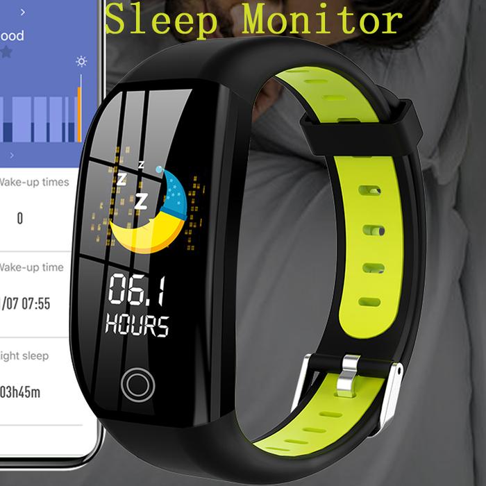 Jual AB Sleep Monitor Bluetooth Smart Band Heart Rate Blood