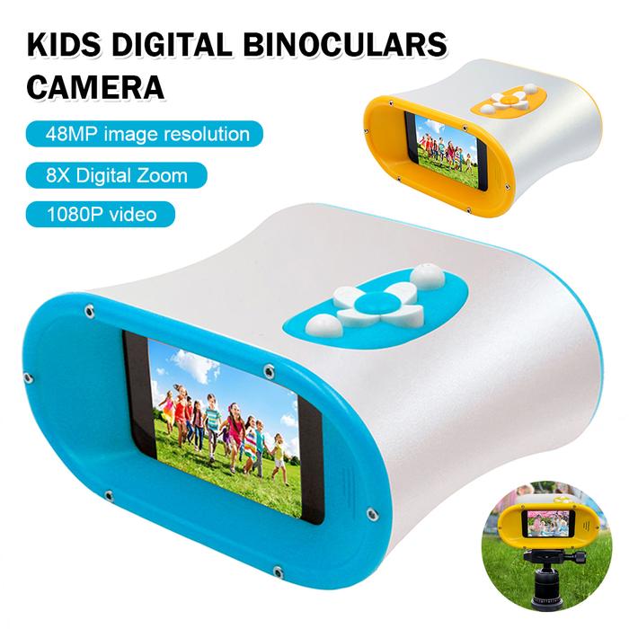 Gambar Children's Binocular 2.4 Inch LCD IPS Screen 1080P Binoculars for Kids Photo Video Shooting Camera Telescopes for Bird Watching dari Aurora Mysthic undefined Tokopedia