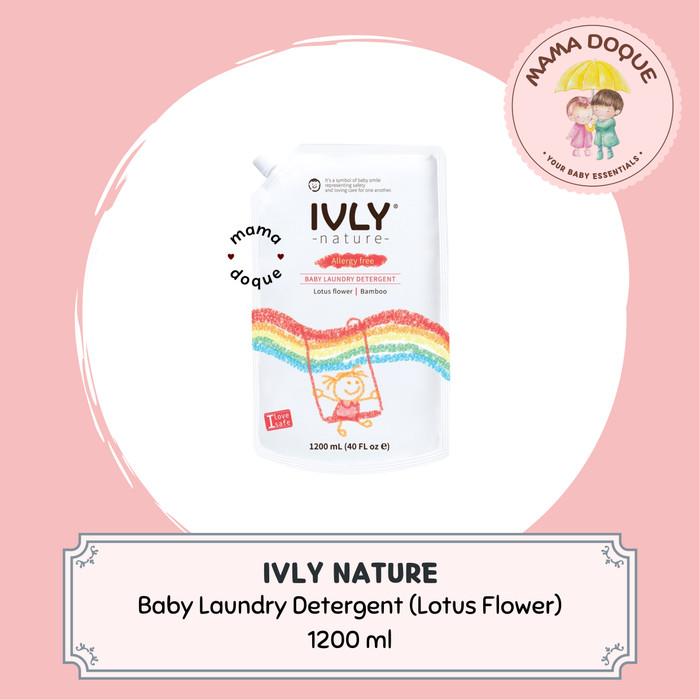 Gambar NEW PRODUCT IVLY NATURE BABY LAUNDRY DETERGENT 1200ML BABYSTORE. - Lotus Flower dari Babystore. undefined Tokopedia