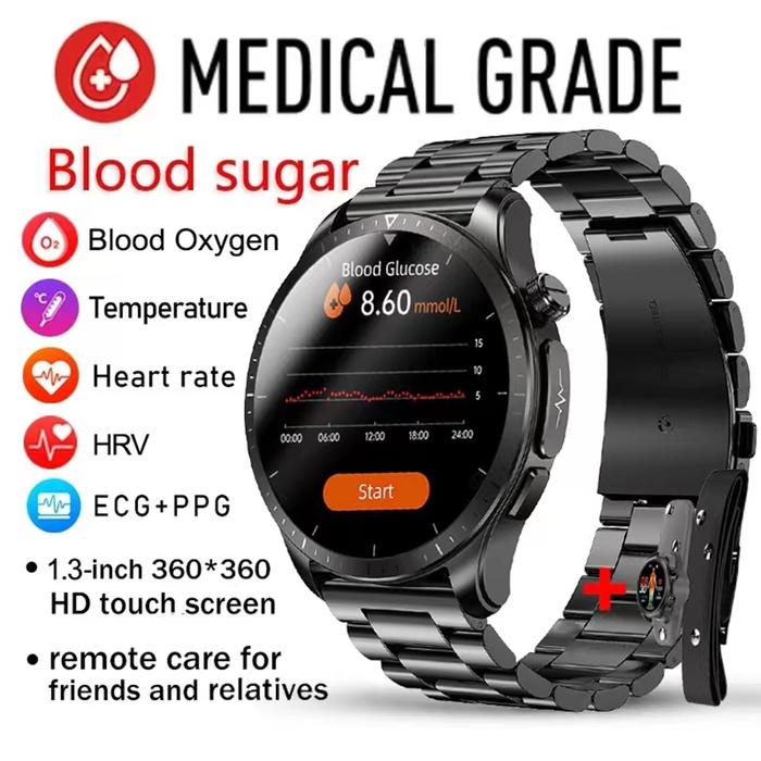 Jual WH New Smart Watch ECG PPG AFE HRV Blood Sugar Blood Pressure